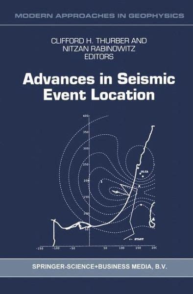 Advances in Seismic Event Location 1st Edition Reader