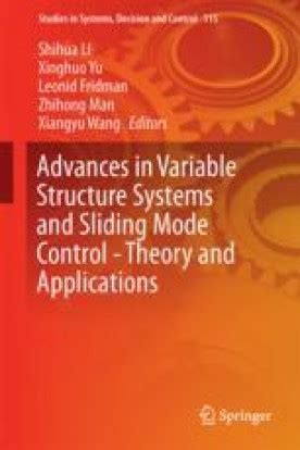 Advances in Variable Structure and Sliding Mode Control 1st Edition Kindle Editon