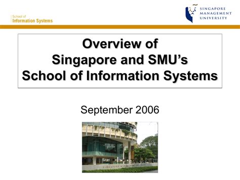 Advancing the Future of Technology and Business: A Comprehensive Guide to the SMU School of Information Systems