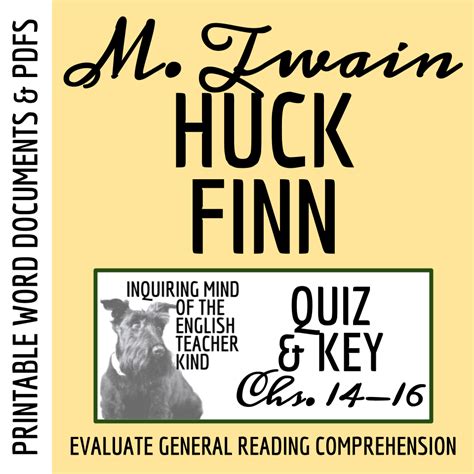 Adventures Of Huckleberry Finn Test Answers Doc