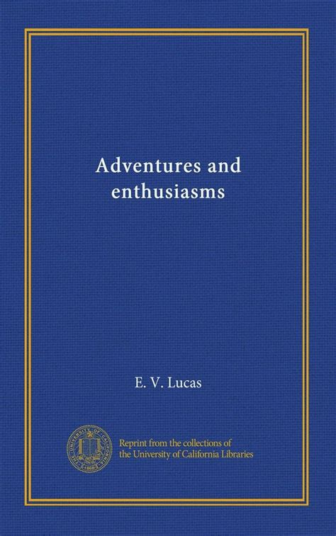 Adventures and Enthusiasms Doc