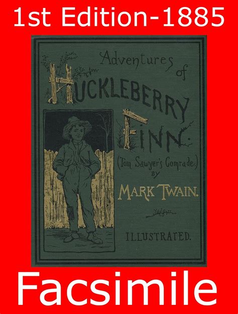 Adventures of Huckleberry Finn Illustrated 1st Edition 1885 Reproduction Omegadoc Facsimile