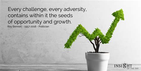 Adversity is an opportunity for growth: