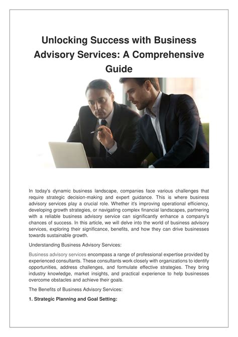 Advisory Associate: A Comprehensive Guide to Success