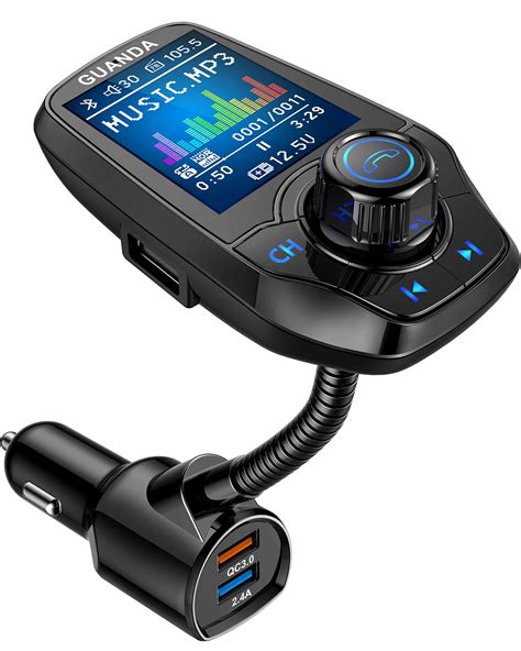 Aenmil FM Transmitter Displayers Smartphones Reader