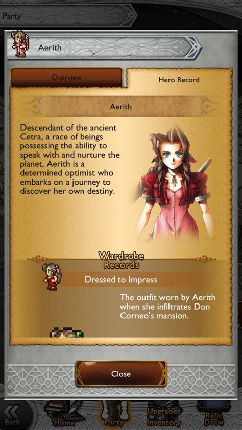 Aerith's Wardrobe: Exploring the Evolution of Her Costume