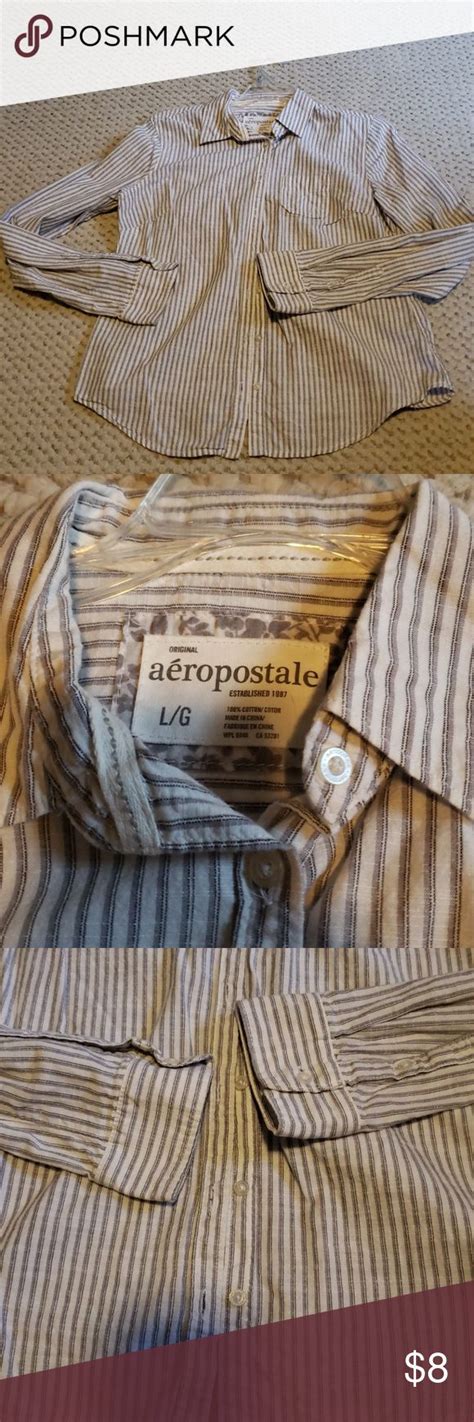 Aeropostale Button Down Shirt: The Perfect Addition to Your Wardrobe