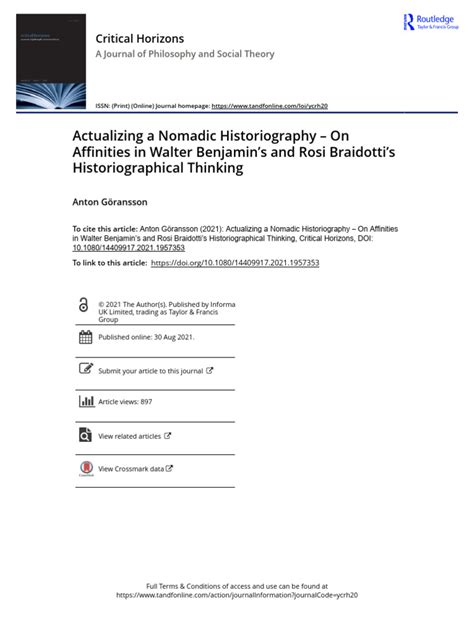 Affinities Between Folkloristics and Historiography Some Theoretical Implications in the Context of Reader