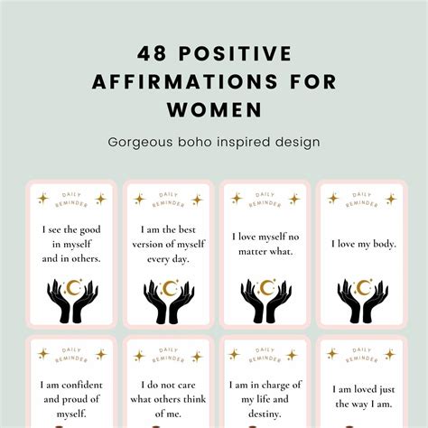Affirmation Card Templates