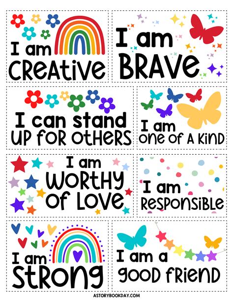 Affirmations For Kids Printable