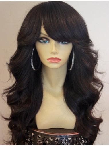 Affordable Black Wavy Long African American Wigs