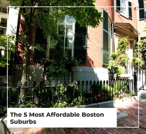 Affordable Boston Suburbs: A Guide to Living Well on a Budget