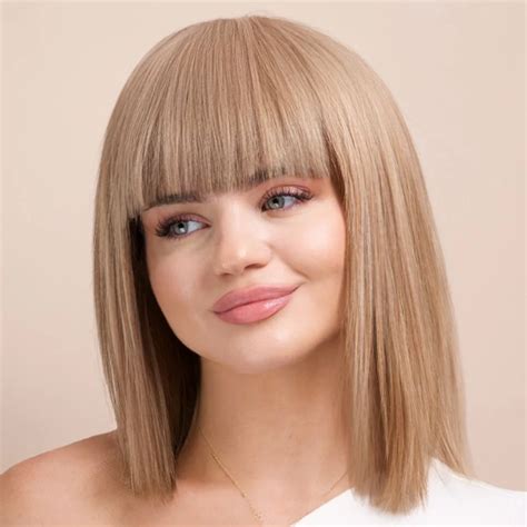 Affordable Lace Front Wigs 2025: Best Straight Blonde Shoulder-Length Wigs with Side Bangs