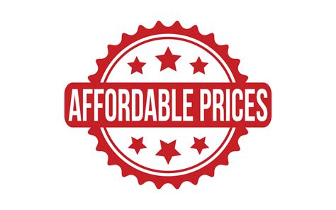 Affordable Prices: