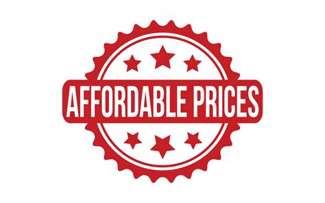 Affordable prices: