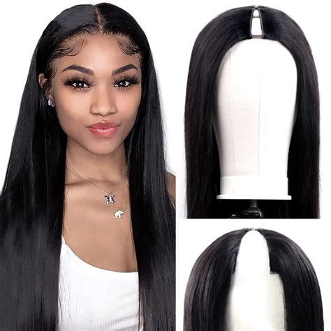 Africa Wigs 6" Layered Straight Wigs VS Human Hair VS 2025