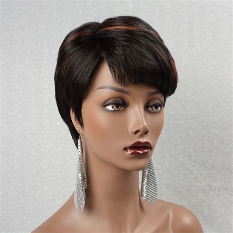 African American Short Pixie Wigs: Synthetic VS Human Hair