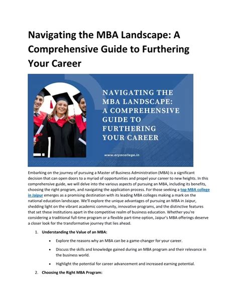 After Your Master's: Navigating the Vast Landscape of Career Opportunities