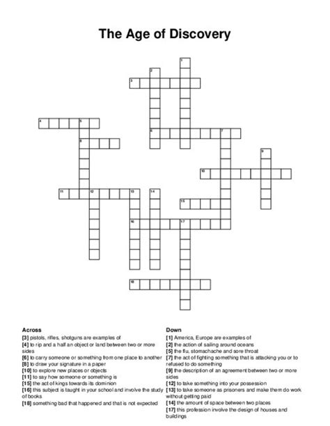 Age Crossword: Discover the Fascinating Connections Between Time and Vocabulary