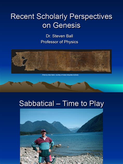 Age of Genesis: A Scholarly Consensus