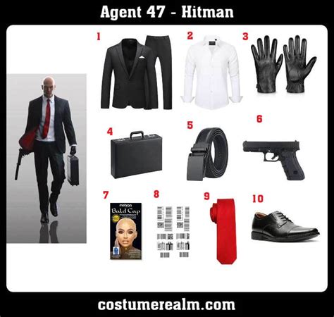 Agent 47 Costume: A Comprehensive Guide to the Silent Assassin's Attire