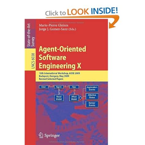 Agent-Oriented Software Engineering X 10th International Workshop PDF
