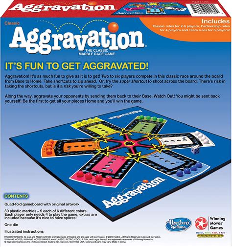 Aggravation Board Game Rules With Dice Printable