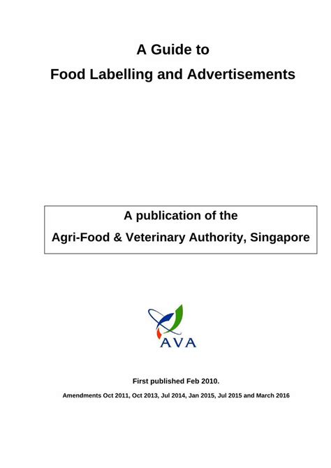 Agri-Food and Veterinary Authority of Singapore: A Comprehensive Guide