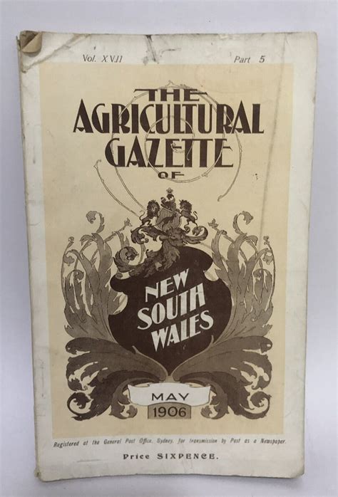 Agricultural Gazette of New South Wales PDF