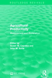 Agricultural Productivity Measurement and Sources of Growth 1st Edition PDF