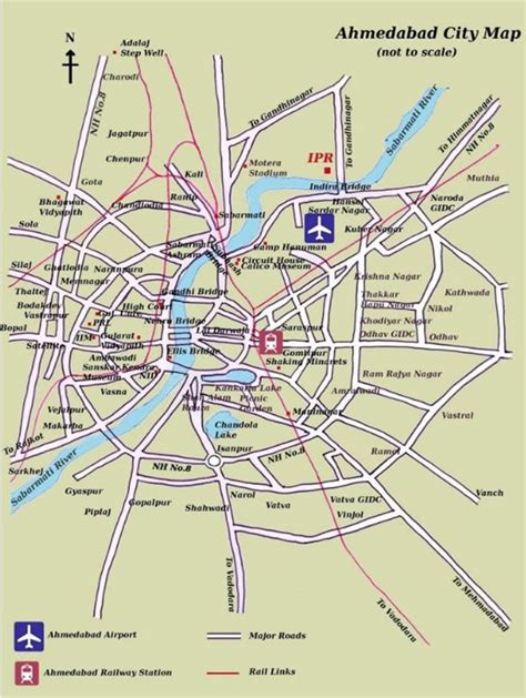 Ahmadabad Tourist Guide Map Reader