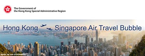 Air Travel Bubble Hong Kong-Singapore: Connecting 2025