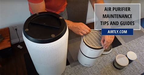 Air purifier maintenance education