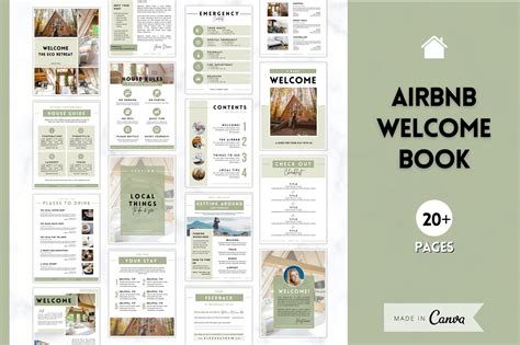 Airbnb Guest Book Template