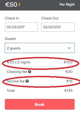 Airbnb Service Fees