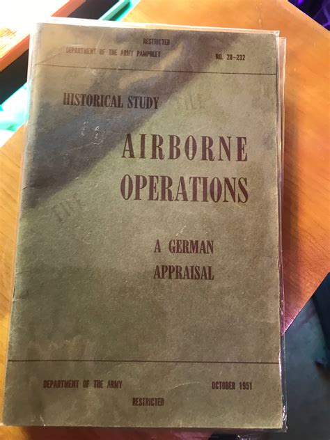 Airborne Operations A German Appraisal 1951 PDF