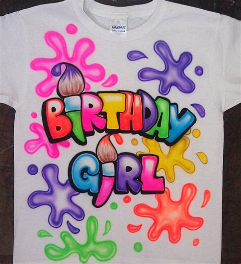 Airbrush Birthday Shirts: A Canvas for Unforgettable Celebrations