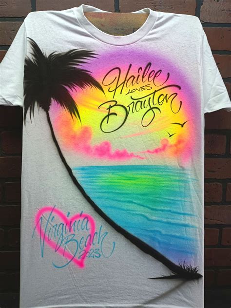 Airbrushed Tee Shirts: A Timeless Trend with Endless Possibilities