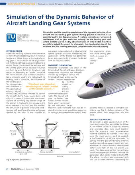 Aircraft Landing Gear Drop Test Simulation and Design Evolution Ebook PDF