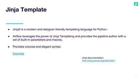 Airflow Jinja Templating