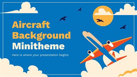 Airplane Template For Powerpoint