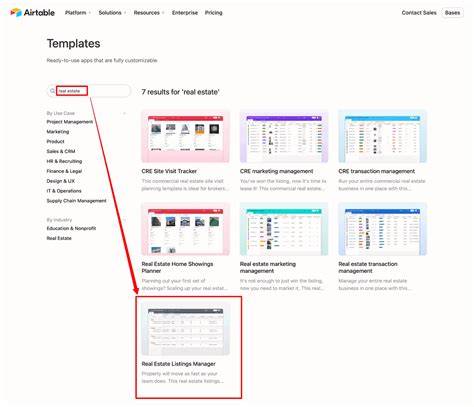 Airtable Real Estate Template