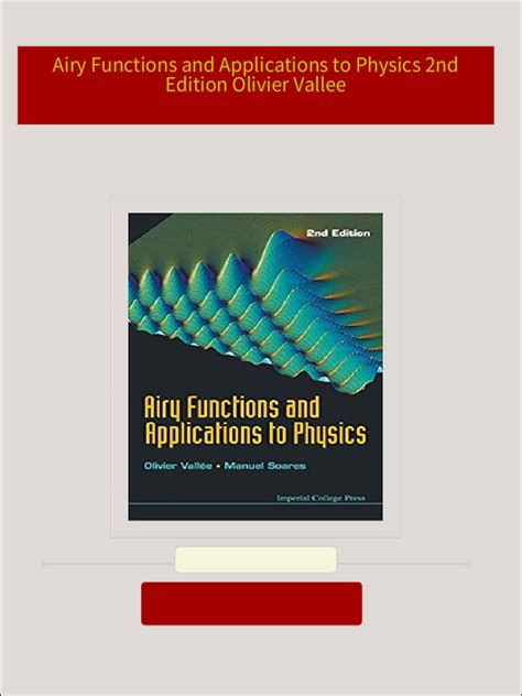 Airy Functions and Applications to Physics 2nd Edition Kindle Editon