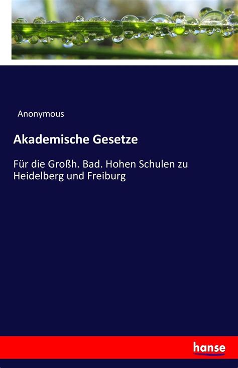 Akademische Gesetze German Edition PDF