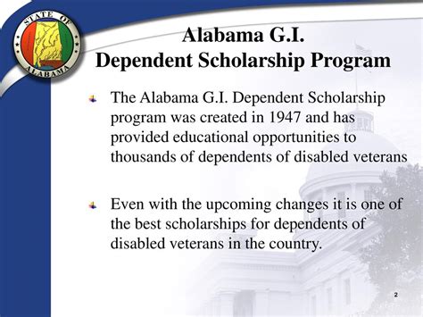 Alabama GI Dependent Scholarship: A Comprehensive Guide for Families of Service Members