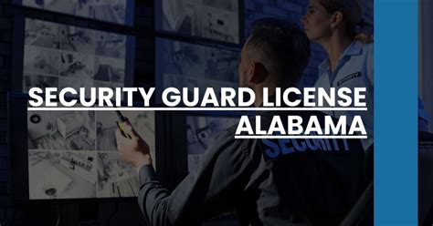 Alabama Guard License Lookup: A Comprehensive Guide
