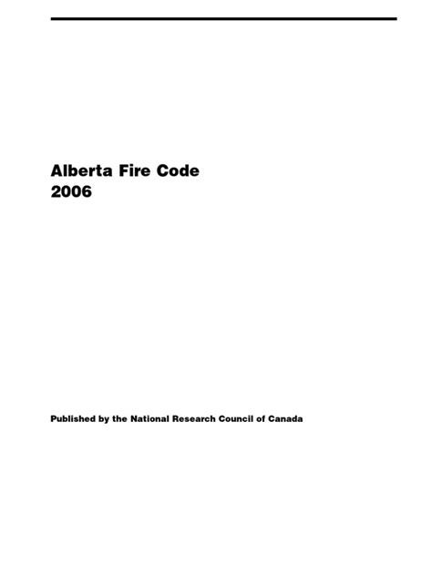Alberta Fire Code 2006 Ebook Reader