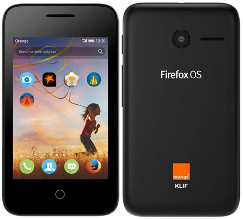 Alcatel Touch smartphone Firefox Orange Epub