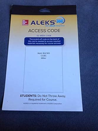 Aleks access code generator Ebook Kindle Editon