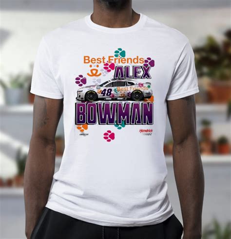 Alex Bowman Best Friends Shirt: A Symbol of Friendship and Support in the Racing Community